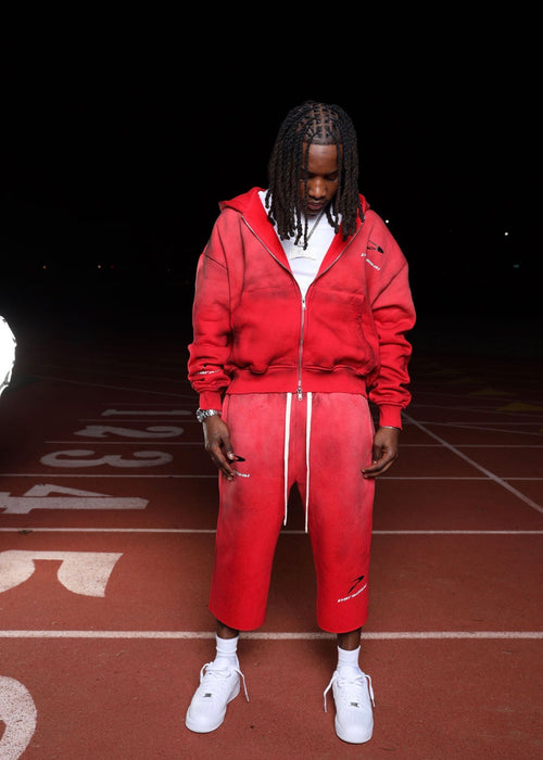 Red Paradisal Track Suit